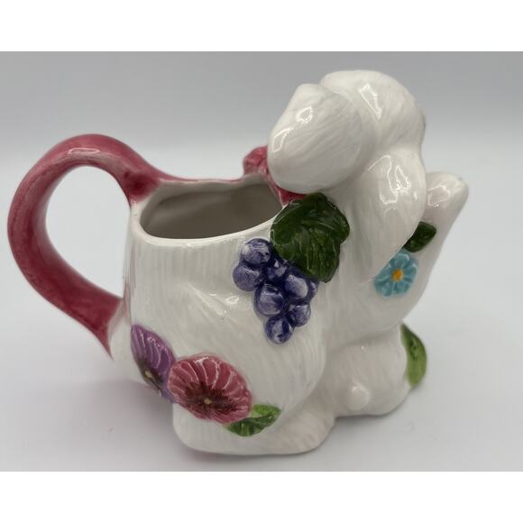 Ceramic Spring Rabbit Creamer Easter Table Decor - Picture 5 of 11